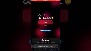 للايفون تنزيل برنامج Scarlet لتثبيت البرامج من خارج الابل ستور 🫡