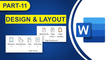 Microsoft Word | Exploring the Design & Layout Tab in Word | Lecture No.11 | Urdu/Hindi |