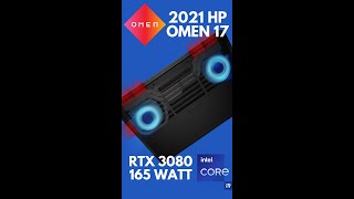 🔥 HP Omen 17 (2021) i9-11900H + RTX 3080 (165W) #Shorts