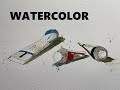 Drawing and Painting Your Watercolor Paint Tubes Tutorial - with Chris Petri
