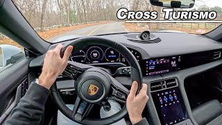 Porsche Taycan 4 Cross Turismo  The Station Wagon Is NOT DEAD (POV Binaural Audio)
