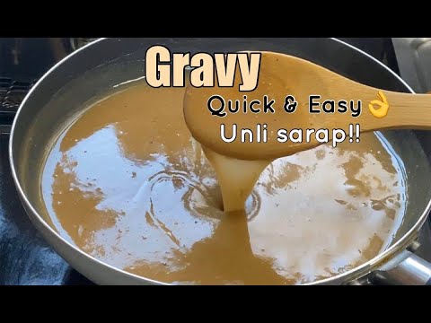 Video: Simpleng Meat Gravy Para Sa Araw-araw