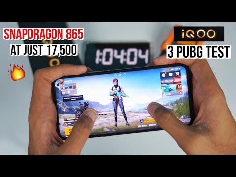 iQOO 3 SD865 At Just ₹17,500 Pubg Test, Heating and Battery Test