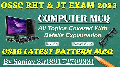 COMPUTER MOCK TEST FOR UPCOMING RHT & JT EXAMINATION 2023