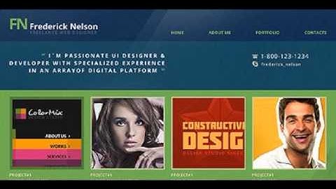 Preview Green Design Studio Drupal Theme by Glenn TMT