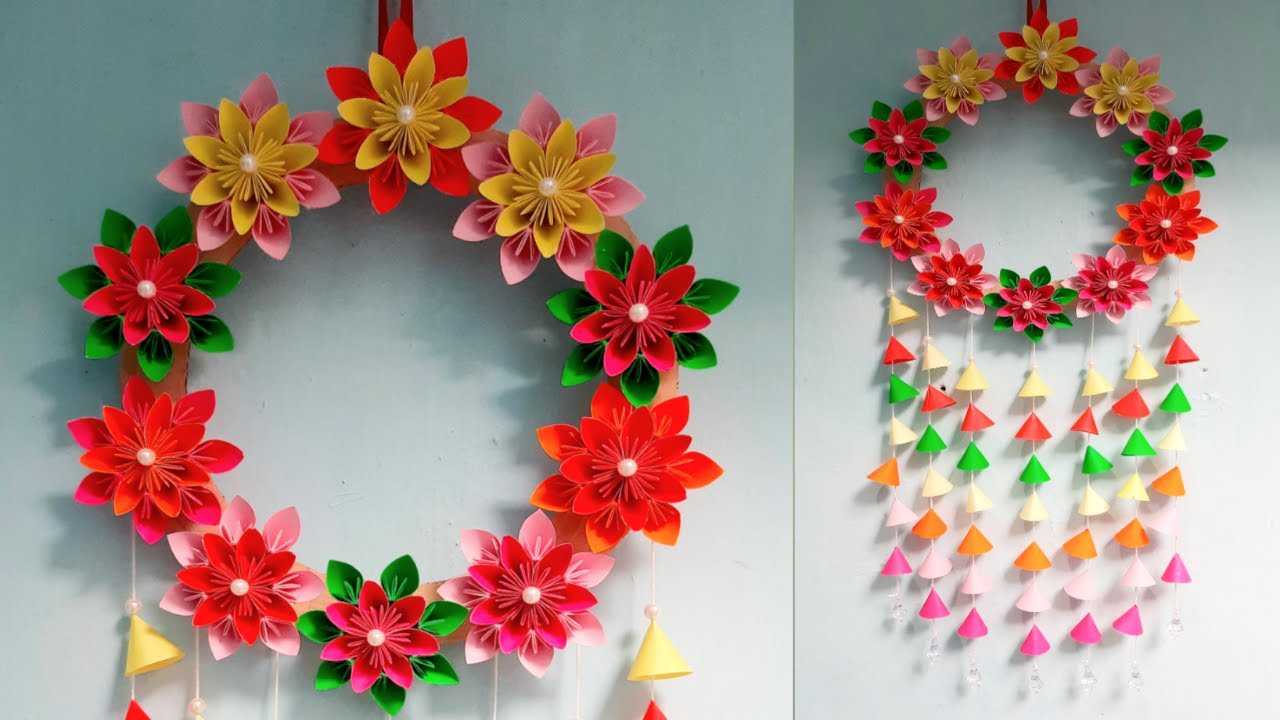 Wall Hanging Craft ideas | Paper craft wall hanging ideas | Room Decor DIY | - YouTube