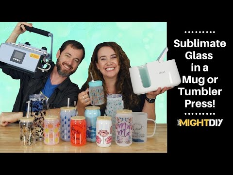 How to Make Glass Sublimation Tumblers and Mugs in a Tumbler Press