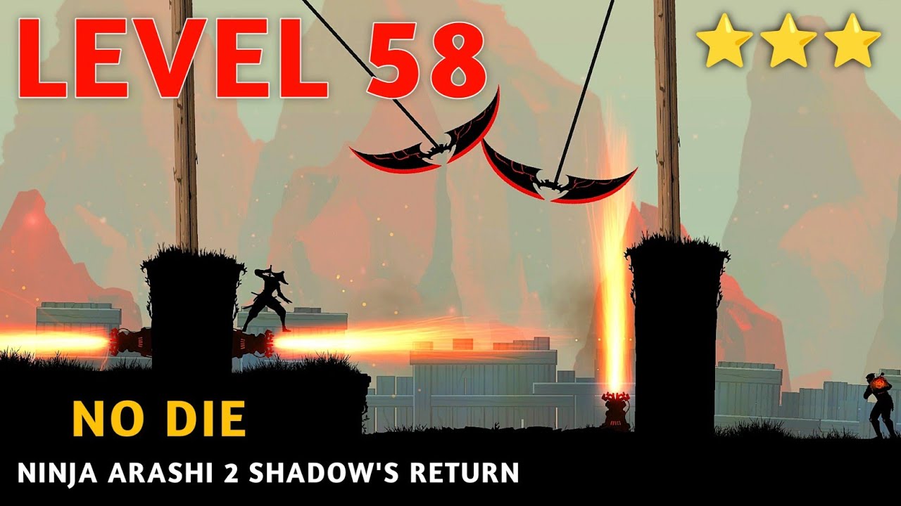 Ninja Arashi 2 Shadow's Return Level 58 - YouTube