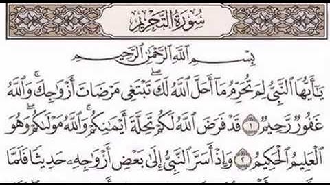الشيخ أحمد العجمي - جزء قد سمع الله - سورة التحريم