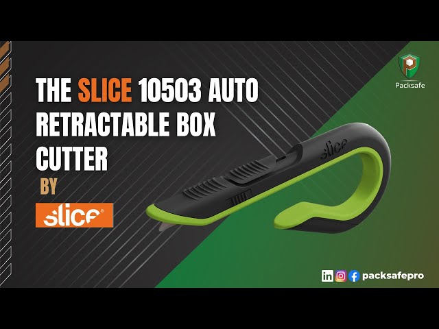 Slice 10503 Auto Retract Box Cutter Utility Knife 