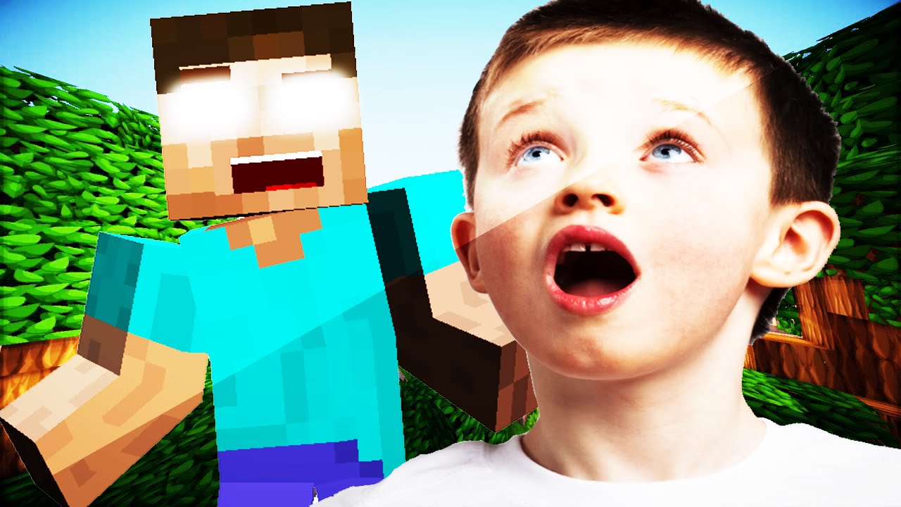 MINECRAFT TROLLING: Cheater Kid Gets TROLLED by Herobrine! "Minecr...