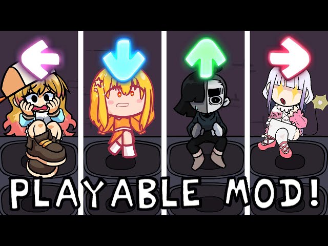 Tutorial Remix but each arrow uses a Different Skin Mod but it's a playable mod class=