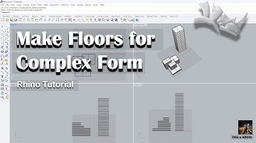 Learn a New Rhino Command! Rhino Tutorial on Make Floors for Complex Form Command  @TitleeMehzabeen