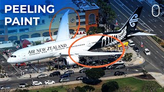 Paint Is Flaking On Air New Zealand’s Boeing 787 Wings