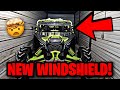 Adding a SuperAtv Flip Windshield to my Can am maverick !