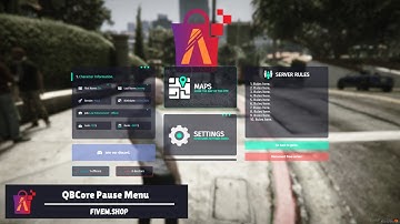 FiveM Pause Menu | FiveM Pause Menu Script #fivem #script #qbcore