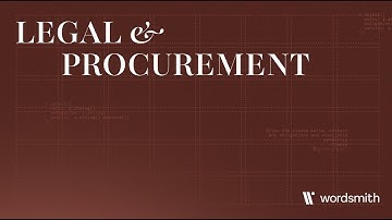 Wordsmith AI | Legal and Procurement