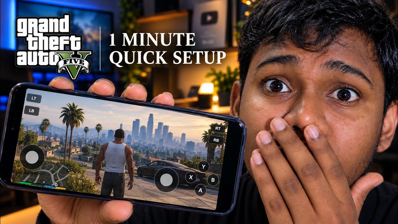 GTA V Android Setup in 1 Minute 🔥 | GameHub Quick Tutorial (2026) - YouTube