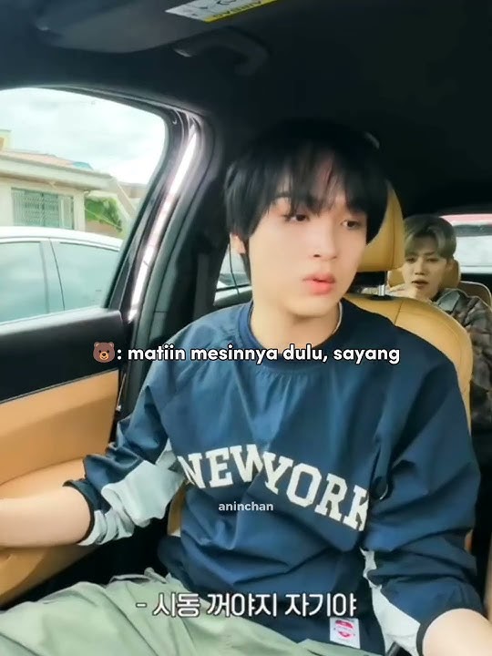jaemin kesel malah sayang sayangan depan dia🤣🤏🏻 #jaemin #haechan #jeno #nctdream