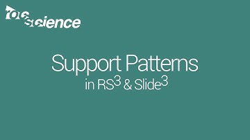 Support Patterns in Slide3 and RS3