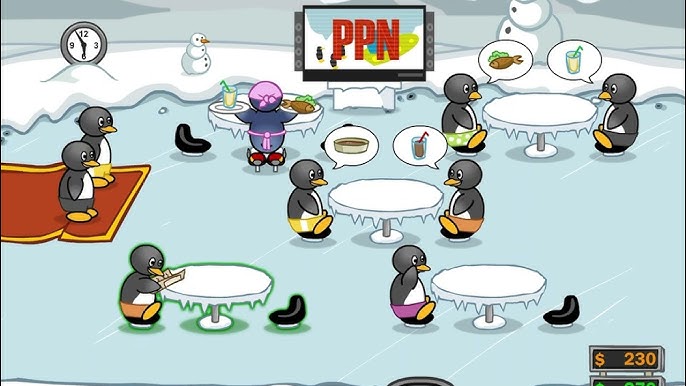 Penguin Diner (Day 4) ,Jogo de Restaurante dos Pinguins 