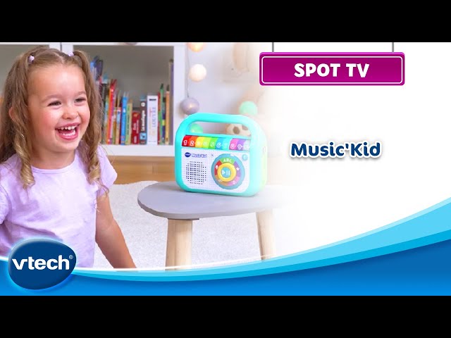 VTech - Baladeur Musical, enceinte Bluetooth pour enfant - Music'Kid