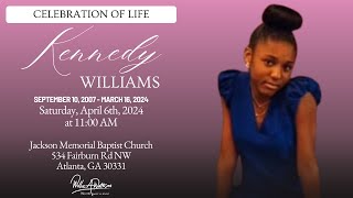 Celebrating The Life & Legacy of Kennedy Williams