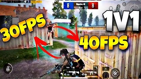 1V1 TDM | WITH 40 FPS PLAYER 😊 | 30 FPS VS 40 FPS