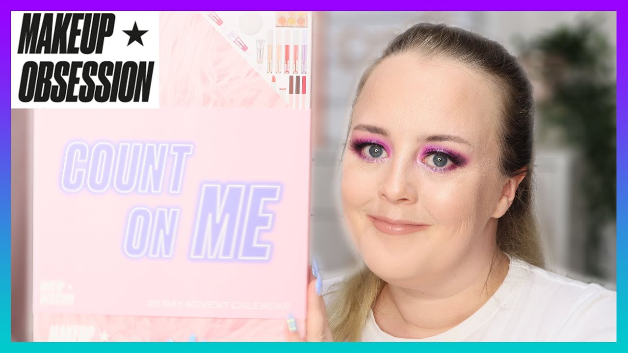 Makeup Obsession Count On Me Advent Calendar Full unboxing & Swatches