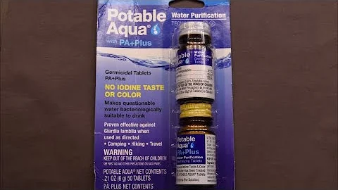 Water Purification Tablet Treatment Under the Microscope