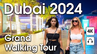 Dubai 🇦🇪 Grand Walking Tour Compilation [ 4K ]