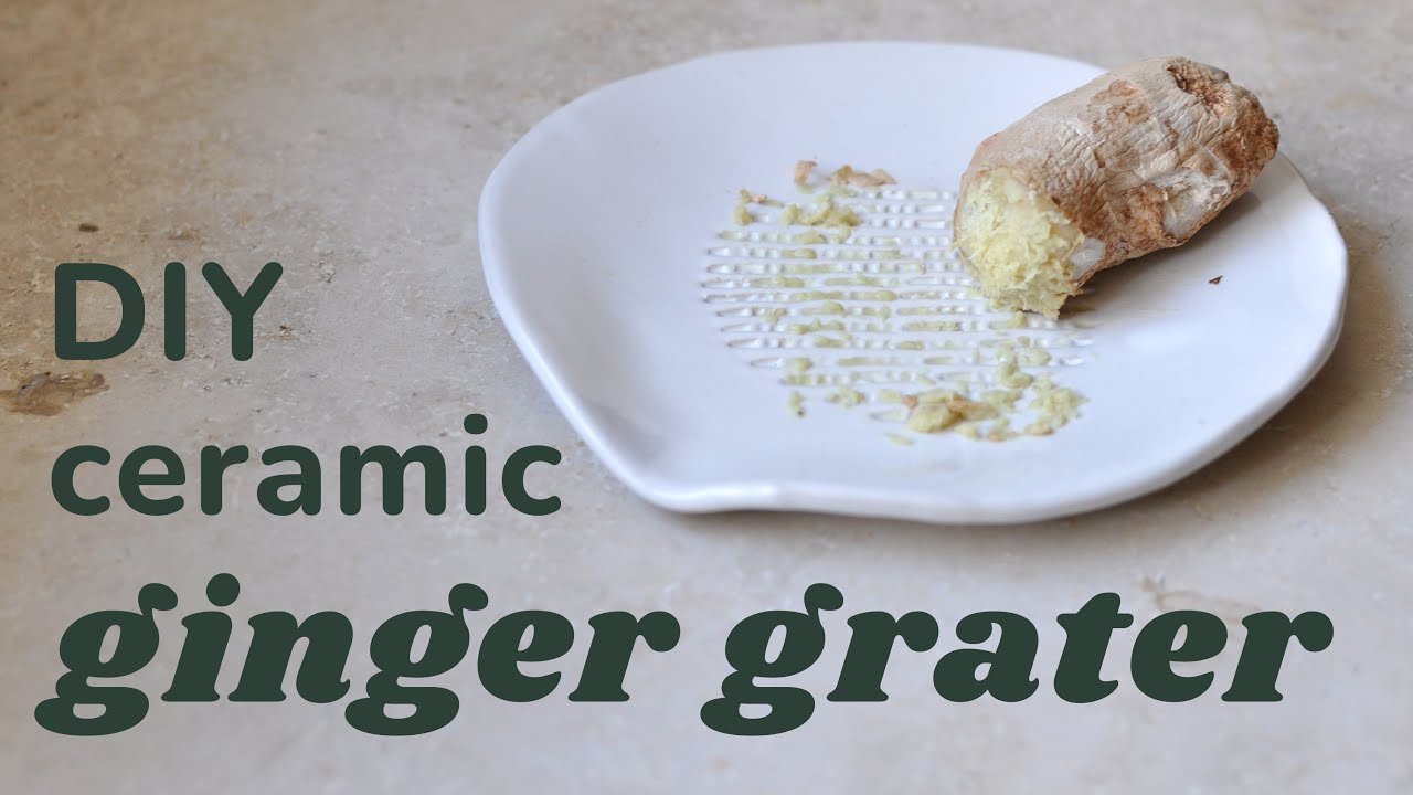 How to make a Ginger Grater // Garlic Grater // Pottery at Home