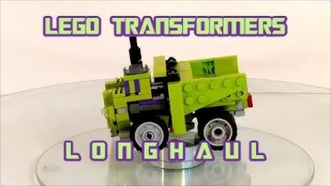 Lego Transformers Devastator G1 Longhaul By BX Brix
