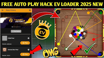 Carrom Pool Ev Loader Hack 💕  New App Auto Play 💙 New Hack Carrom Pool Auto Play 💯 2025   Ev Loader