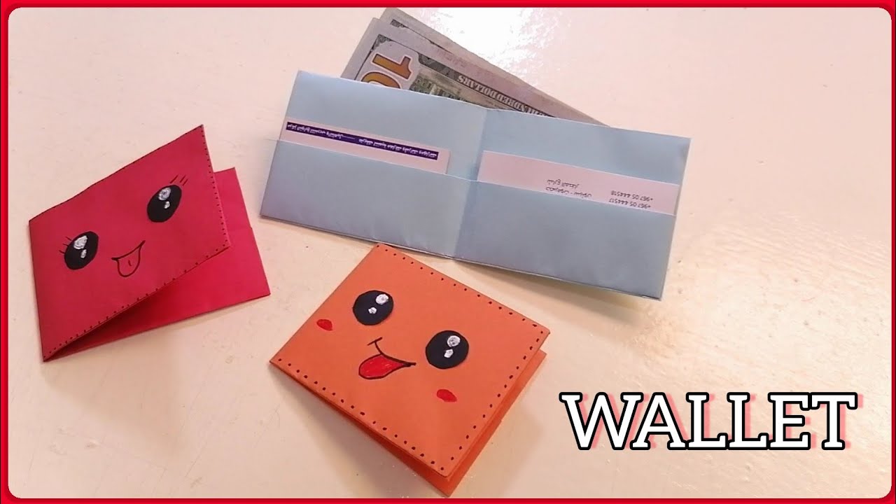 DIY Paper Wallets | How To Make A Paper Wallet | Origami Wallet