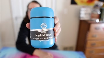 Hydro flask food flask unboxing