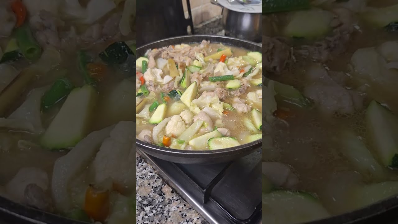 ทำอ่อมไก่ใส่ผักแช่บๆ🌶🥬