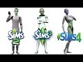 ♦ Sims 2 vs Sims 3 vs Sims 4: Aliens