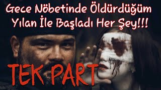 Gece Nöbetinde Öldürdüğüm Yılan Sonumuz Oluyordu Tek Part - Korku Hikayeleri - Orman Cinleri - Yılan