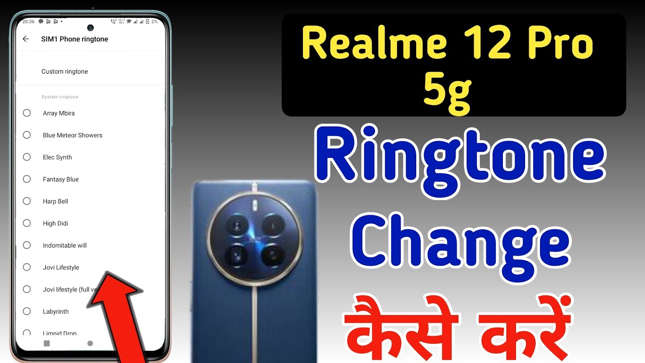 Realme 12 pro 5g me ringtone kaise set kare  realme 12 pro 5g me ringtone kaise lagaye