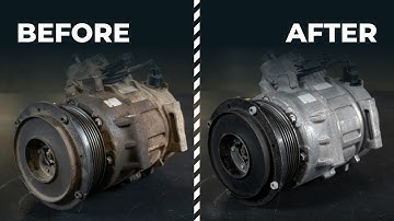 DIY vehicle AC compressor restoration