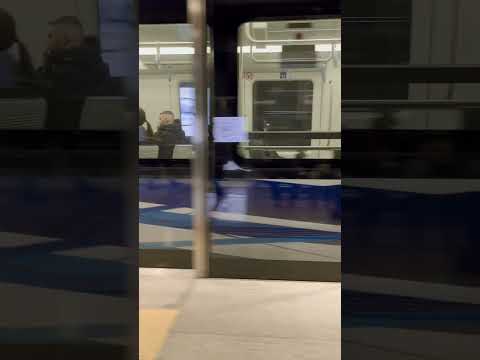 Metro Thessaloniki departing