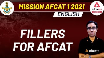 MISSION AFCAT 1 2021| English | Fillers for AFCAT | Defence Adda247