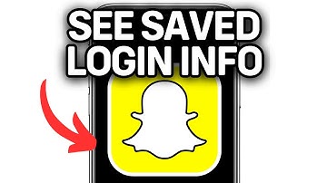 HOW TO SEE SAVED LOGIN INFO ON SNAPCHAT IN IPHONE 2025! (FULL GUIDE)
