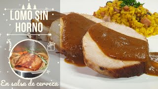 LOMO DE CERDO SIN HORNO | Carne especial para fiestas | Lomo de cerdo en cerveza | En olla express