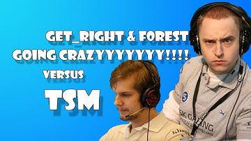 GeT_RiGhT & f0rest going CRAZYYY! @ESL ONE Katowice 2015
