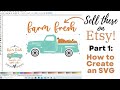 How to Create SVGs to Sell on Etsy Part 1: Inkscape Tutorial