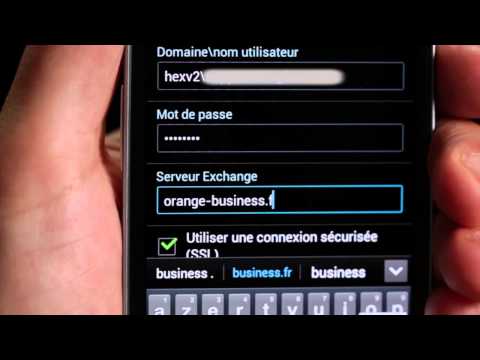 Recevoir ses mails professionnels sur son Galaxy S3