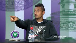Nick Kyrgios Has A Go At A Reporter | Triple M