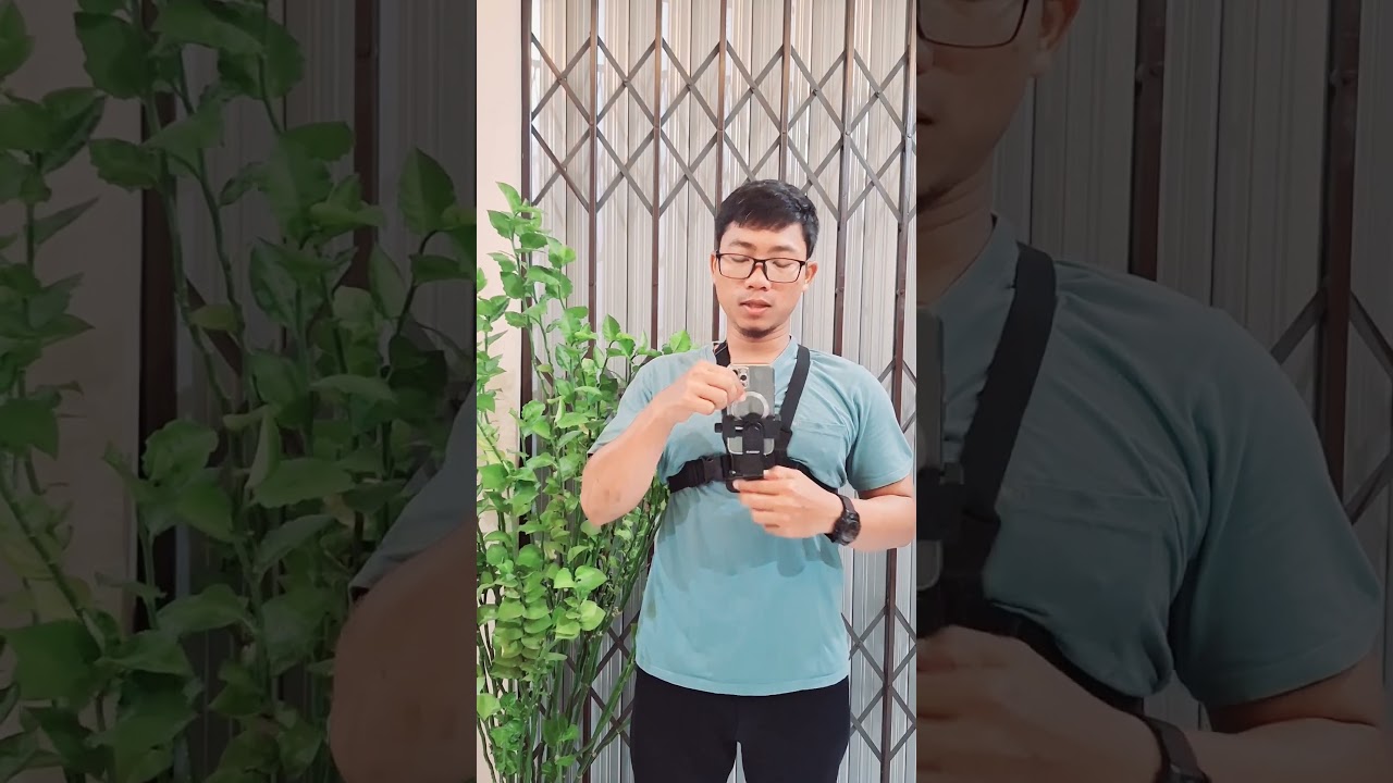 Chest strap hp evogrip AK10 Holder Tali DADA Handphone Go Pro Hero Action 